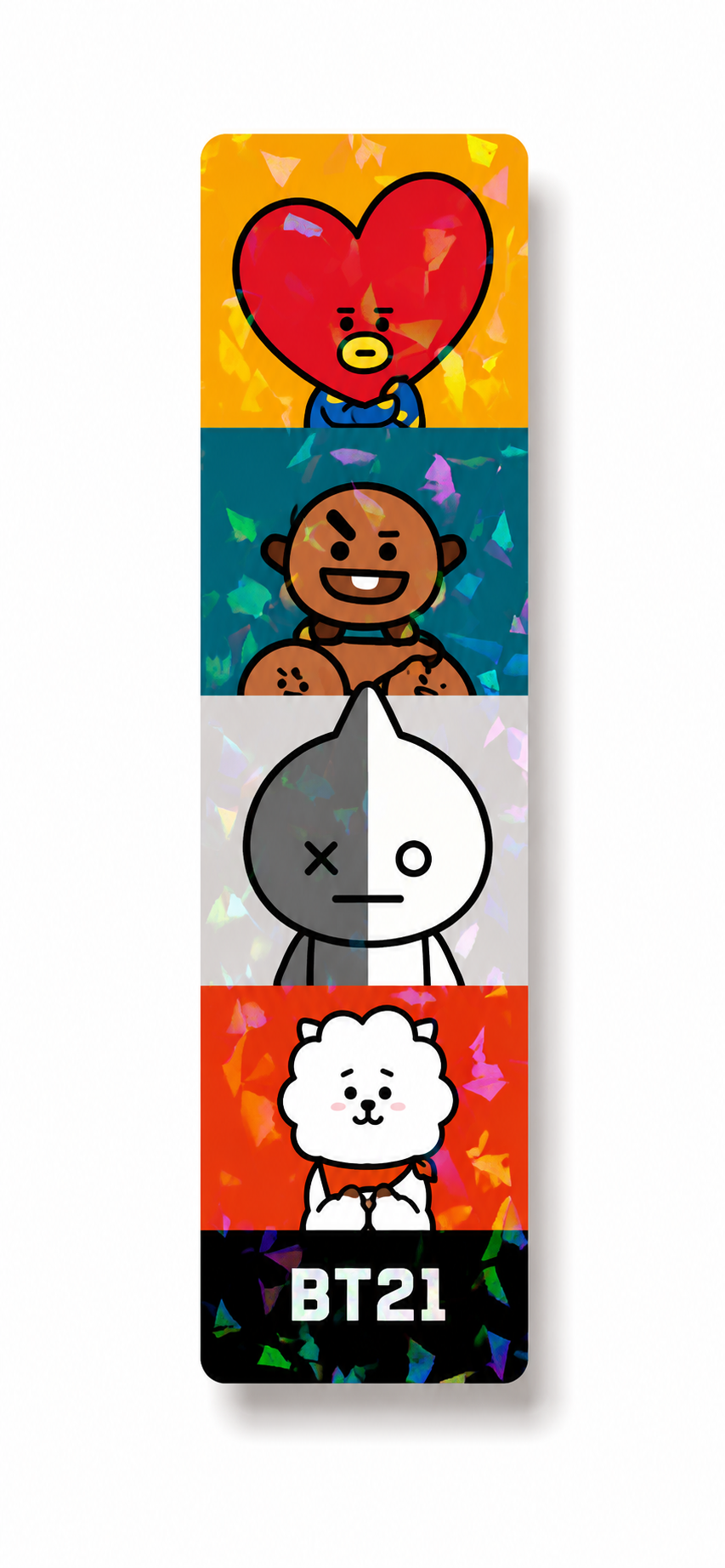 Marcapáginas BT21 doble