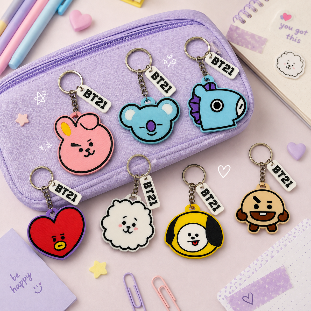 Llaveros BT21